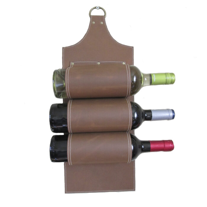 Porta botellas colgante