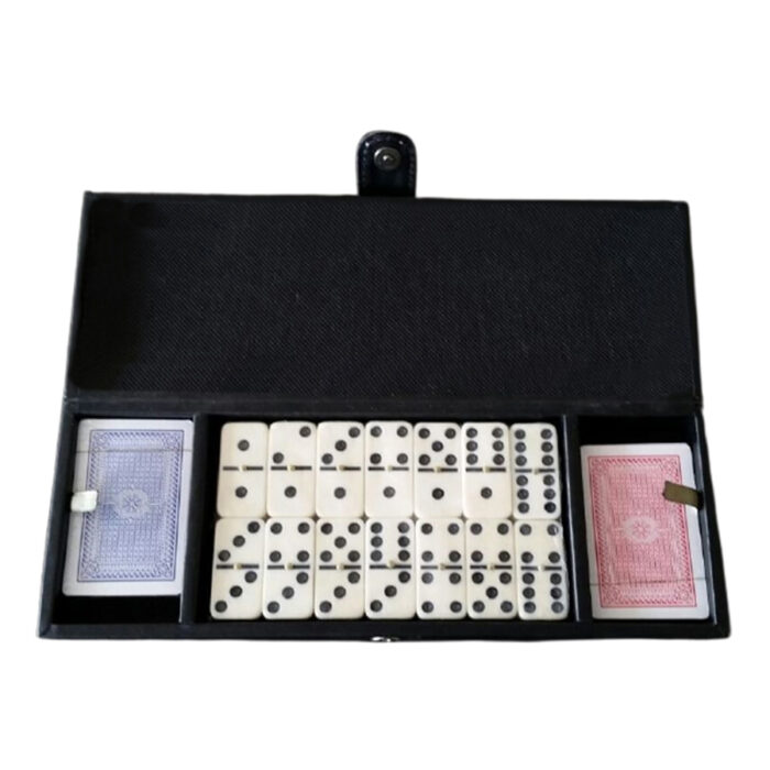 Caja naipe y dominó